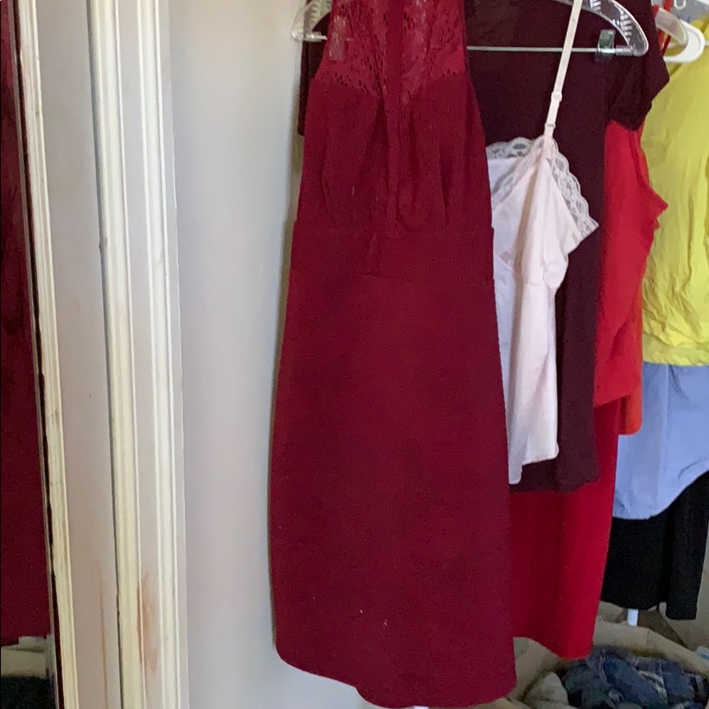 Red dress